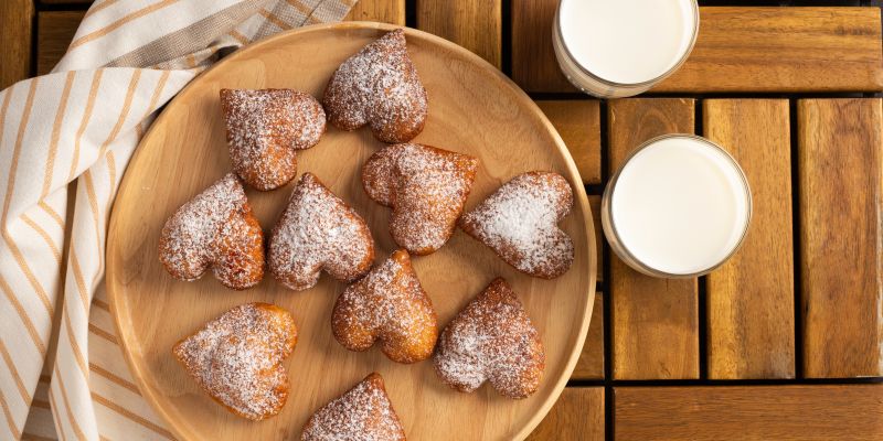 pust, valentinovo, ocvrti srcki