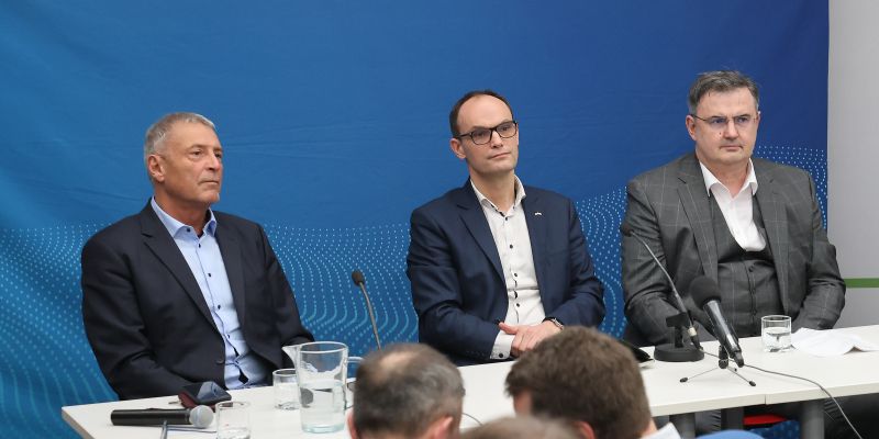 Anže Logar, Mirko Požar, Senko Pličanič, Igor Masten