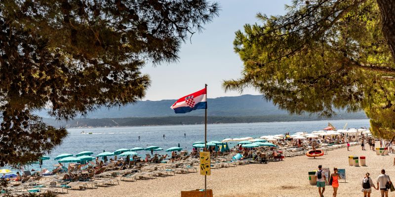 Hrvaška, plaža, morje, počitnice