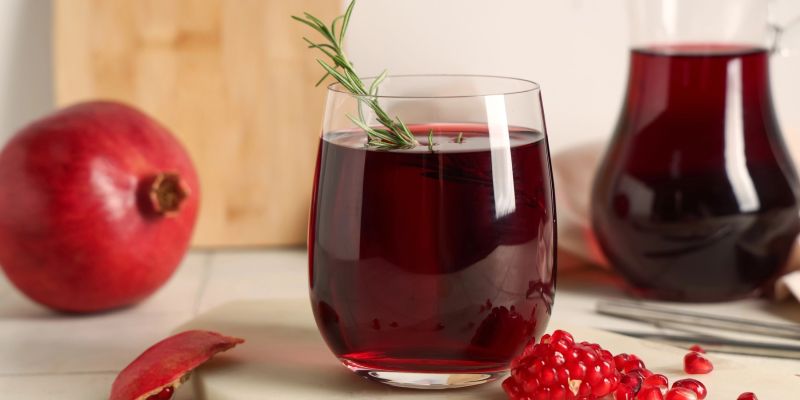 sok, granatno jabolko