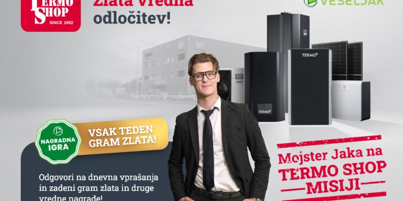 Na Veseljaku s Termo Shopom podarjamo udobje in pravo zlato!