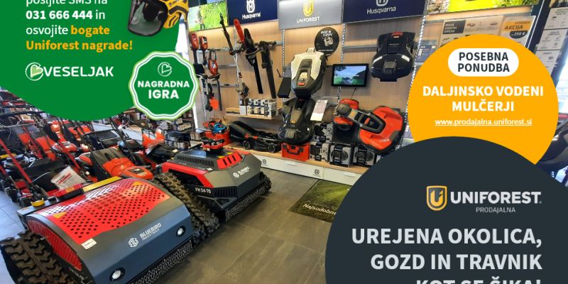 Veseljakova prva izbira za gozd, vrt in okolico!