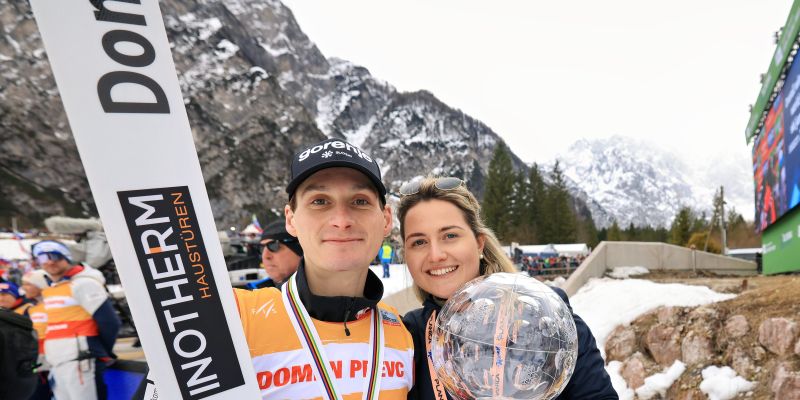 Domen Prevc, Špela Ravnik