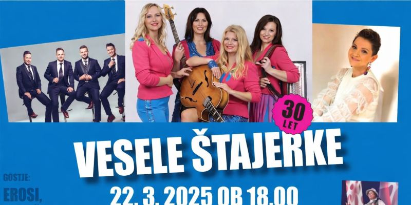 Vesele Štajerke slavile 30 let - oglejte si nepozaben koncert!