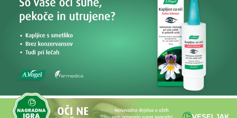 Naj vaše oči zasijejo v vsej svoji moči!