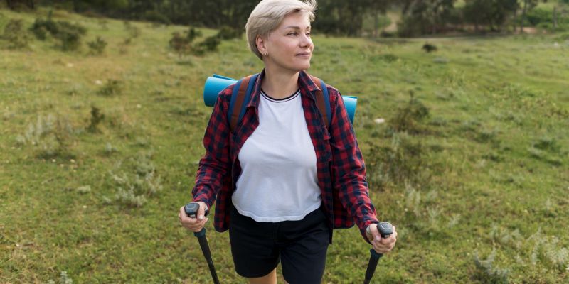 Ženska, vadba, hoja