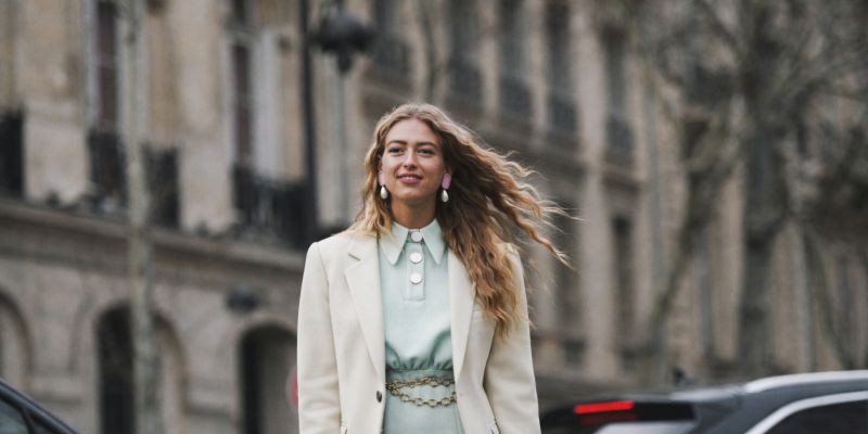 moda, birma, obleka, blazer