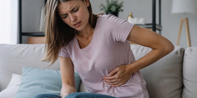 bolečina pod levim rebrom