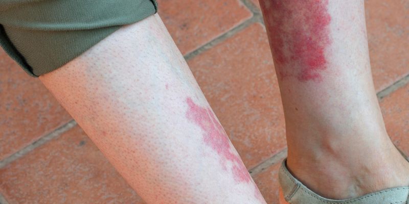 Vaskulitis, izpuščaj