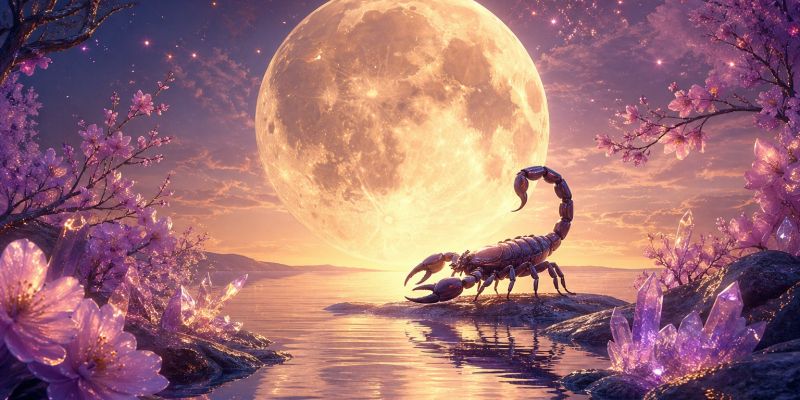 polna-luna, skorpijon