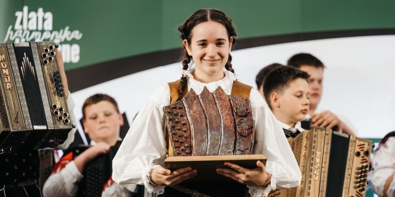Zmago 5. Šaleške harmonike 2026 si je priigrala SINJA GRAČNAR iz Šentjurja.