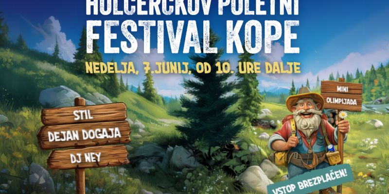 Prihaja Holcerčkov poletni festival 2026!