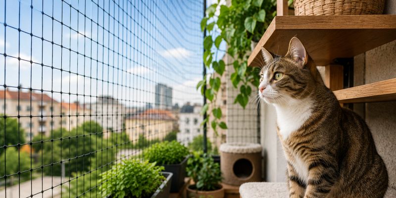 balkon, zascita-balkona, macka