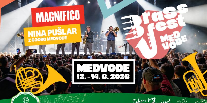 Podarjamo vstopnice za koncert Nine Pušlar in Magnifica na BrassFestu!