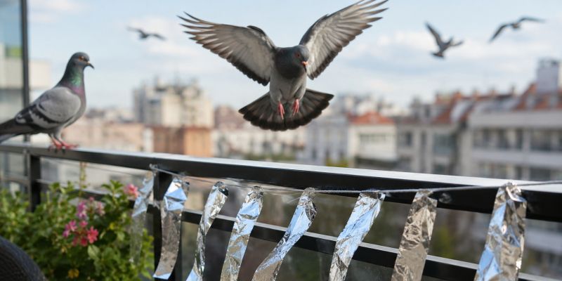 golobi, balkon