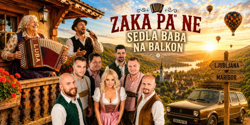 Viralni hit »Sela baba na balon« dobil slovensko različico! ZAKA PA NE?!