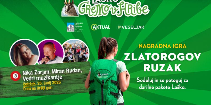 Uršlja gora kliče, Zlatorogov ruzak pa nagrajuje