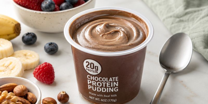 čokoladni proteinski puding