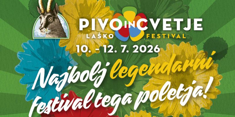 Le še nekaj dni do festivala Laško Pivo in cvetje: znani vsi nastopajoči