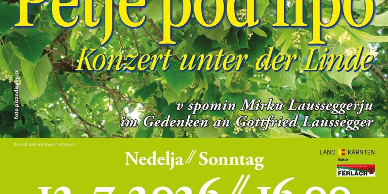Petje pod lipo – praznik slovenske pesmi, spomina in povezanosti