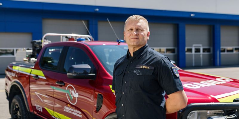 Vodja usposabljanj v izobraževalnem centru za zaščito in reševanje Ig Robert Škrlj