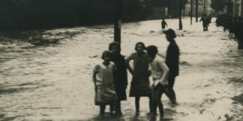poplave 1926, tržaška cesta