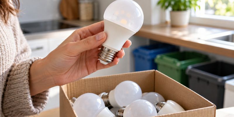 led-sijalke, reciklaza, locevanje-odpadkov, zarnica