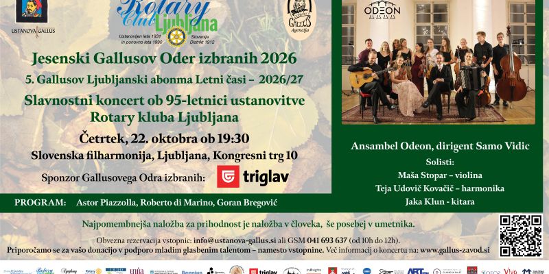 rotary klub, slavnostni koncert ob 95-obletnici