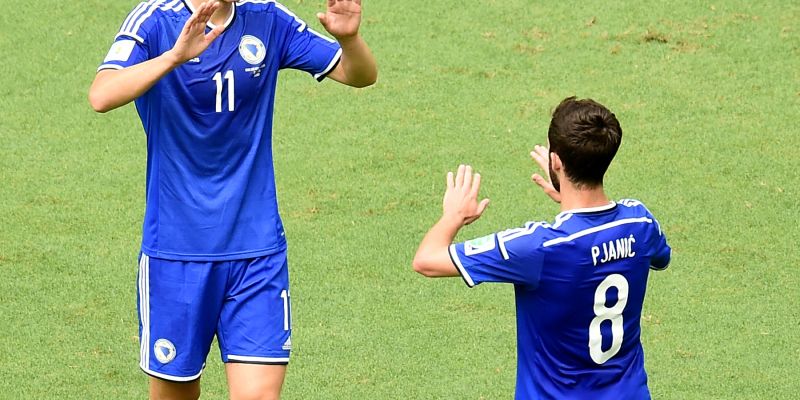 Miralem Pjanic Dzeko Bosna