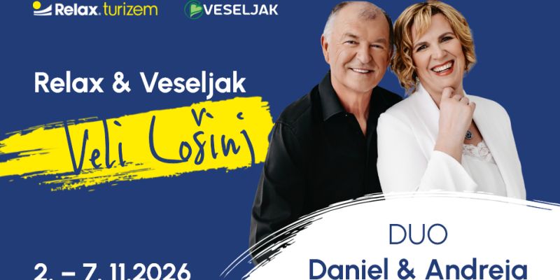 Zadnji dnevi za prijavo! Relax in Veseljak na jesensko razvajanje na Lošinj