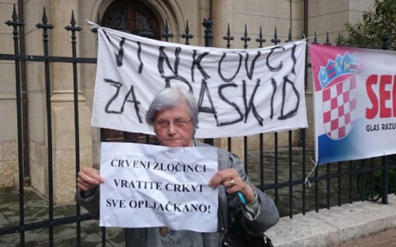 Hrvaška, protest