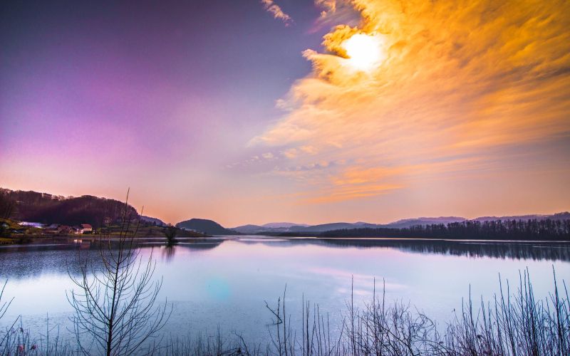 vreme jezero oblaki tony