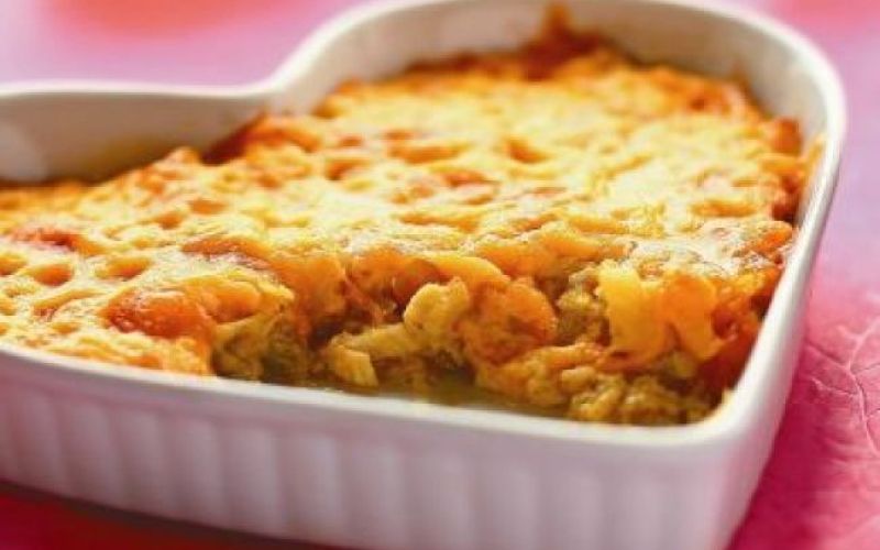 Gratinirani mesni srček
