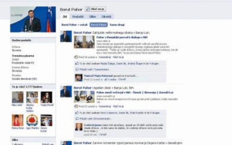 Politiki na Facebooku