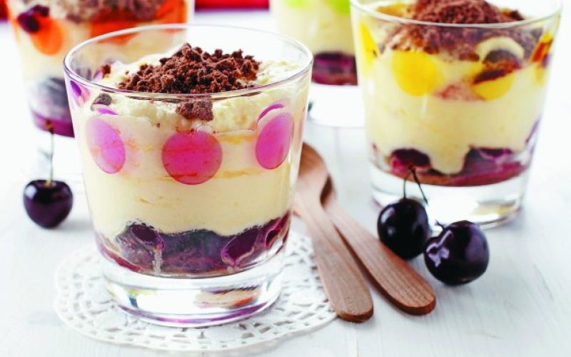 Češnjev tiramisu