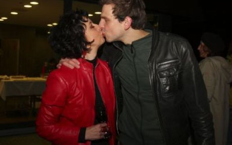 Lara in Aljaž, zaljubljen igralski par