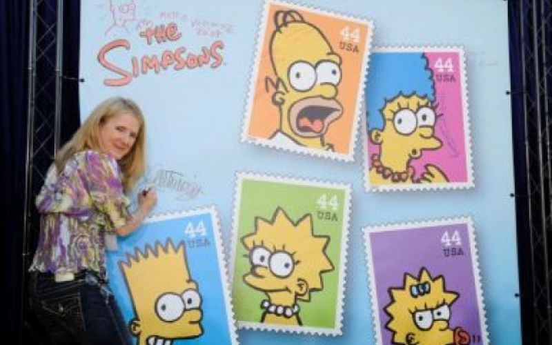 Simpsonovi na znamkah