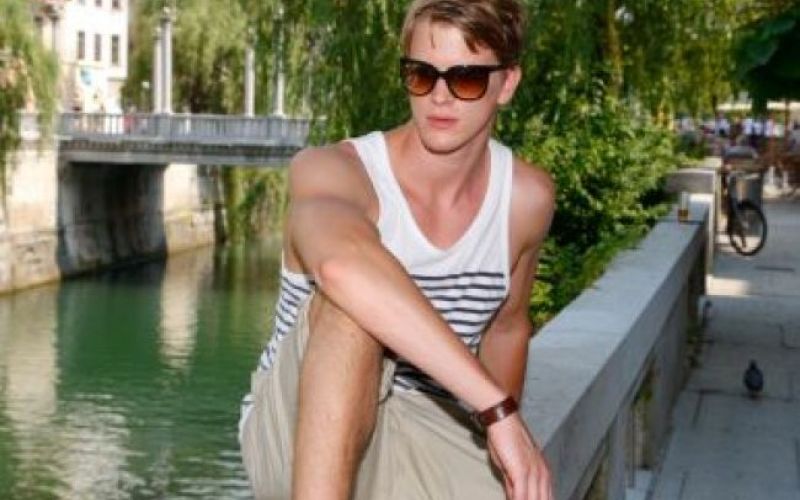 Plešoči Avstrijec v Ljubljani