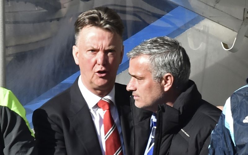 Louis van Gaal Jose Mourinho