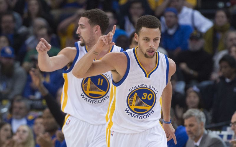 Golden State Warriors Steph Curry Klay Thompson