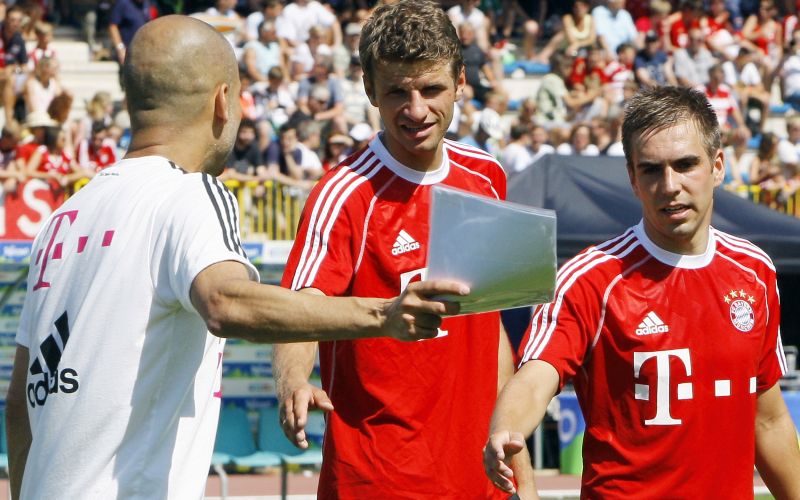 Thomas muller pep guardiola