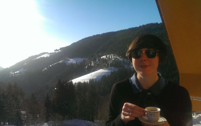 čudovit razgled iz turistične kmetije