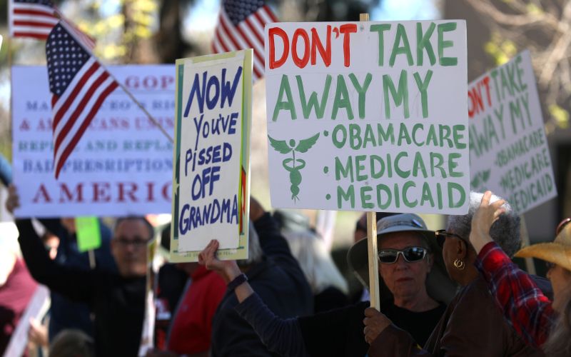 obamacare, protest, zda, zdravstveno zvarovanje