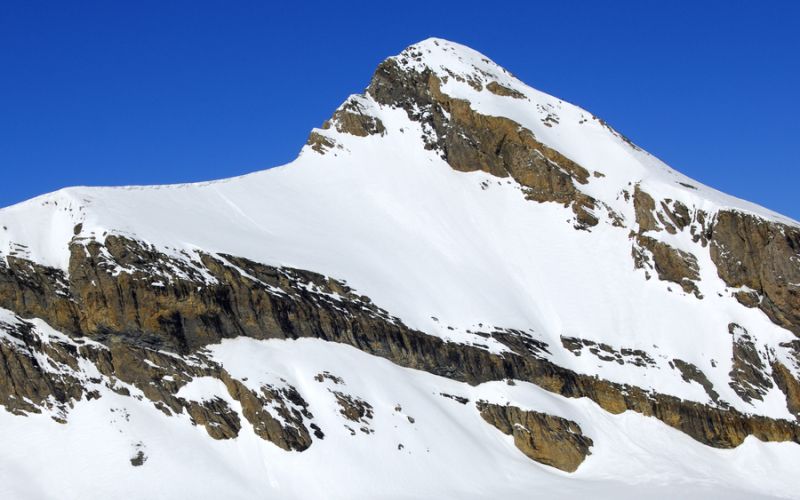 ledenik Tsanfleuron, letalo, alpe