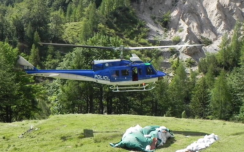 helikopter, gorska reševalna služba, reševalci