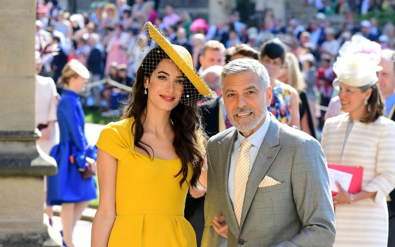 3 George in Amal Clooney