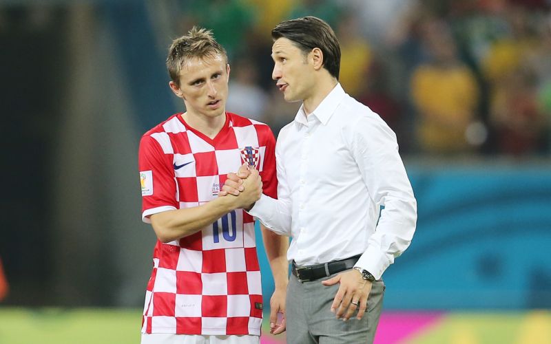 Luka Modrić in Niko Kovač
