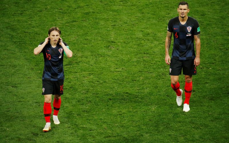 Luka Modrić in Dejan Lovren