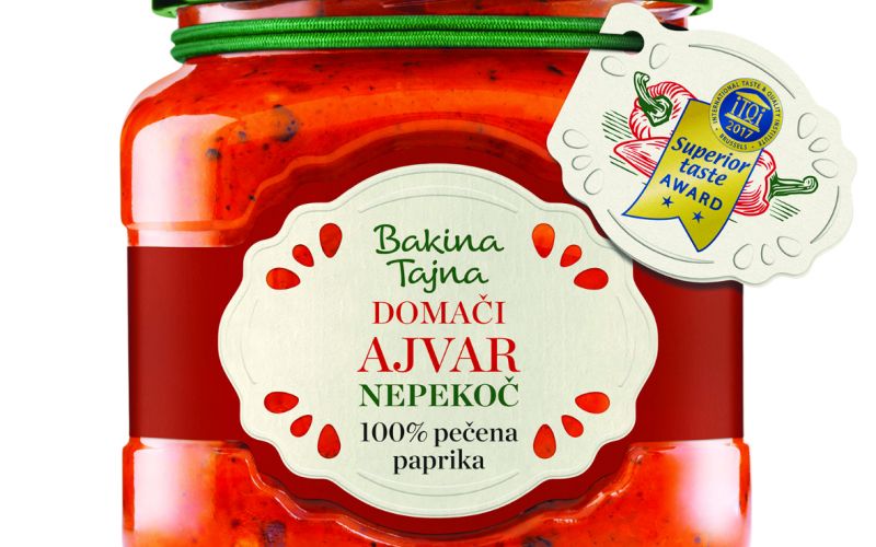 ajvar nepekoči BT Domaci Ajvar Blagi 550g SLO.JPG
