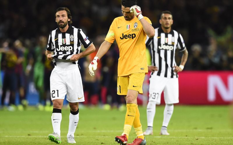 Pirlo in Buffon